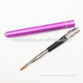 2016 Special Nail Art Product Offer Nail Brush Pure Kolinsky Hair Acrylic Brush With Purple Colored Metal Handle For Nail Tool